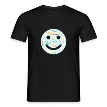 Bassd scho - Männer T-Shirt - Schwarz - Vorne - AI Model Male 178 light (178cm)