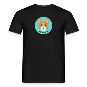 Mein Freund - Männer T-Shirt - Schwarz - Vorne - AI Model Male 178 light (178cm)