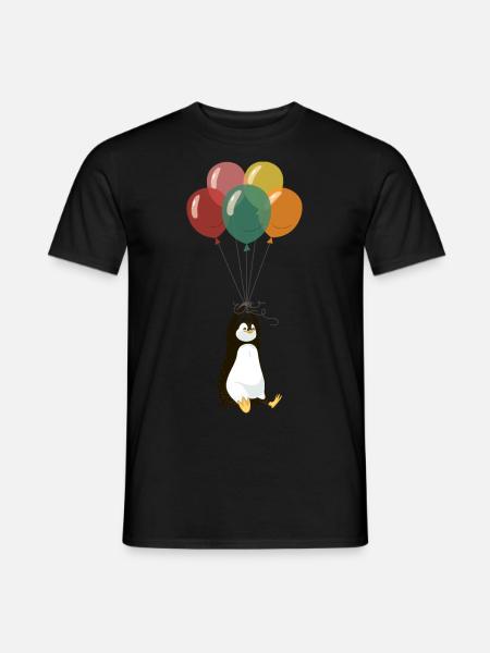 Flying Pinguin - Männer T-Shirt - 