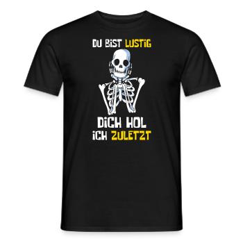 Schwarzer Humor Halloween - Männer T-Shirt - Schwarz - Vorne - AI Model Male 178 light (178cm)