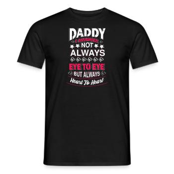 far og datter - Mænd T-shirt - sort - Foran - AI Model Male 178 light (178cm)