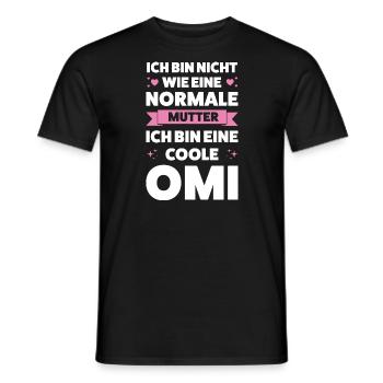 Oma Großmutter Großmütter Geschenk - Männer T-Shirt - Schwarz - Vorne - AI Model Male 178 light (178cm)