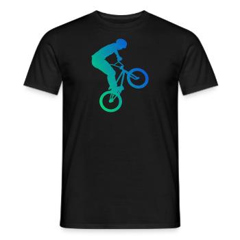 Vélo Hommes Cyclisme BMX Vélo BMX Garçons - T-shirt homme - noir - Devant - AI Model Male 178 light (178cm)
