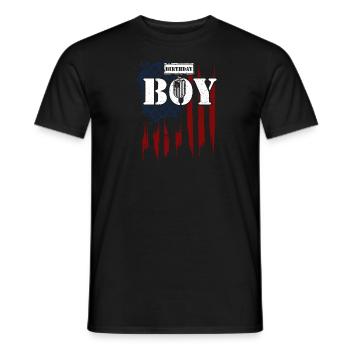 Garçon d’anniversaire - Vétéran - T-shirt homme - noir - Devant - AI Model Male 178 light (178cm)