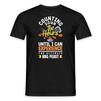 Je peux vivre le festin BBQ - T-shirt homme - noir - Devant - AI Model Male 178 light (178cm)