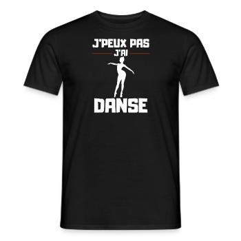 I Can't I Danced - Men's T-Shirt - black - Front - AI Model Male 178 light (178cm)