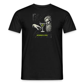 One Martini Please – Design divin humoristique - T-shirt homme - noir - Devant - AI Model Male 178 light (178cm)