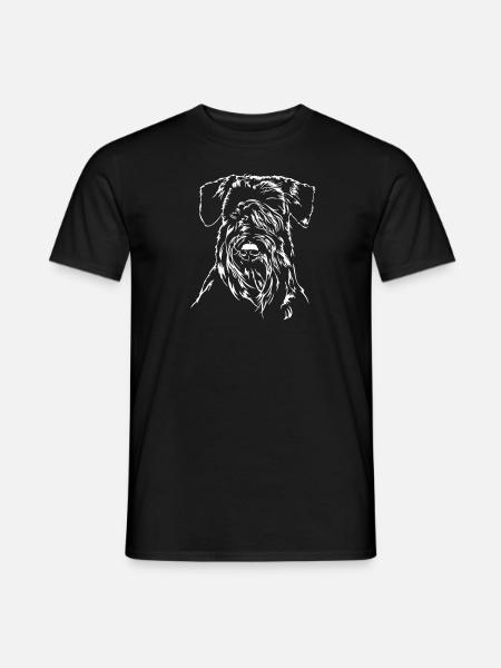 SCHNAUZER Mittelschnauzer Wilsigns Dogs Gift - Men's T-Shirt - black