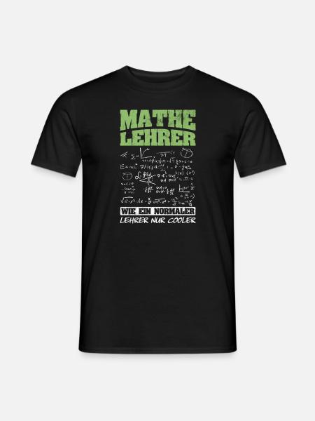 Mathematiker Mathematik Lehrer - Männer T-Shirt - Schwarz