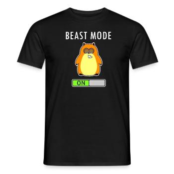 Beast Mode - Männer T-Shirt - Schwarz - Vorne - AI Model Male 178 light (178cm)