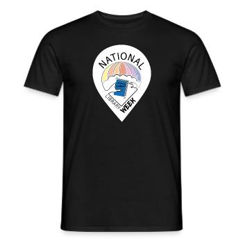 Buchwoche Freund der Bücher - Männer T-Shirt - Schwarz - Vorne - AI Model Male 178 light (178cm)