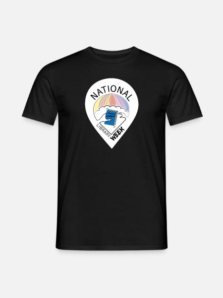 Buchwoche Freund der Bücher - Männer T-Shirt - Schwarz