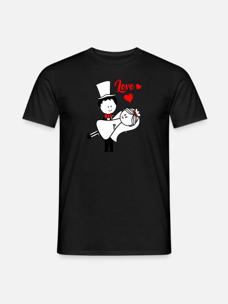 Married couple - Men's T-Shirt - black