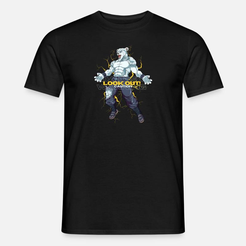 Kralle die Action Figur - Kämpfer oder Niete? - Männer T-Shirt - Schwarz