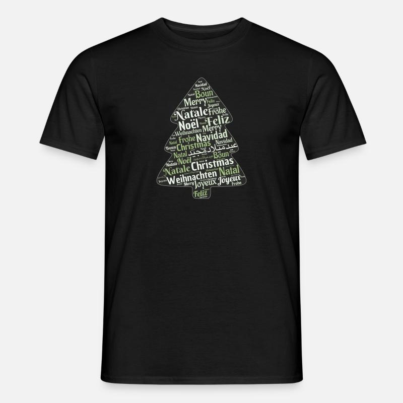 Weihnachten Geschenkidee - Männer T-Shirt - Schwarz