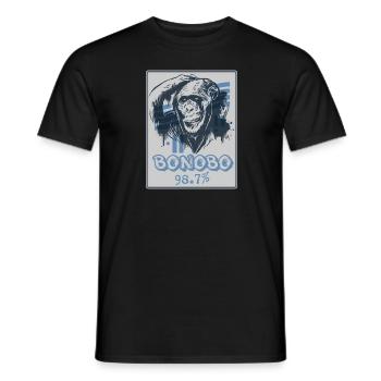 Lustiges Affe Schimpanse DNA - Männer T-Shirt - Schwarz - Vorne - AI Model Male 178 light (178cm)