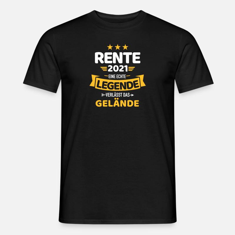 Rente 2021 - Männer T-Shirt - Schwarz