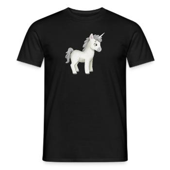Licorne - T-shirt homme - noir - Devant - AI Model Male 178 light (178cm)