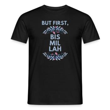 Bismillah Islam Religion Muslim - Männer T-Shirt - Schwarz - Vorne - AI Model Male 178 light (178cm)