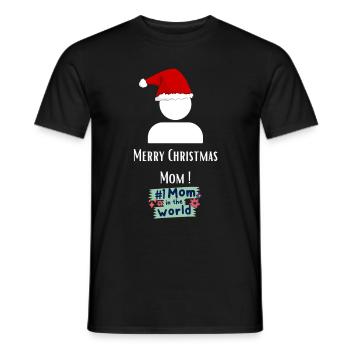 Mutter Weihnachtsgeschenk - Männer T-Shirt - Schwarz - Vorne - AI Model Male 178 light (178cm)