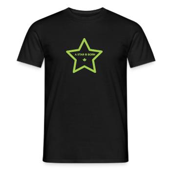 A Star Is Born . Succès. - T-shirt homme - noir - Devant - AI Model Male 178 light (178cm)