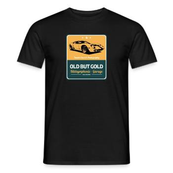 Vieux mais Or - Voiture Ancienne - T-Shirt - T-shirt homme - noir - Devant - AI Model Male 178 light (178cm)