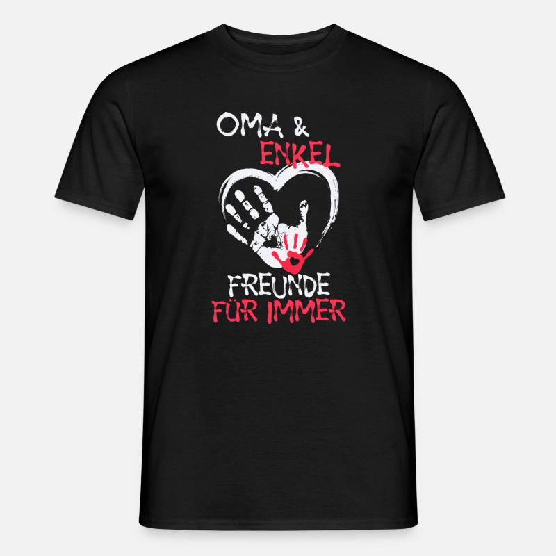 Lieblingsoma Oma Großmutter Statement Ruhestan - Männer T-Shirt - Schwarz