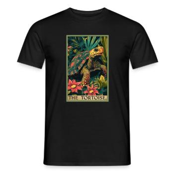Tortoises Tortoise - Men's T-Shirt - black - Front - AI Model Male 178 light (178cm)