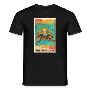Tortoises Tortoise - Men's T-Shirt - black - Front - AI Model Male 178 light (178cm)