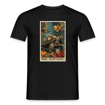 Tortoises Tortoise - Men's T-Shirt - black - Front - AI Model Male 178 light (178cm)