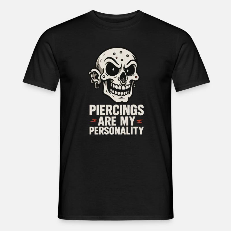 Piercing Addict Body Mod Enthusiast - Men’s T-shirt - black
