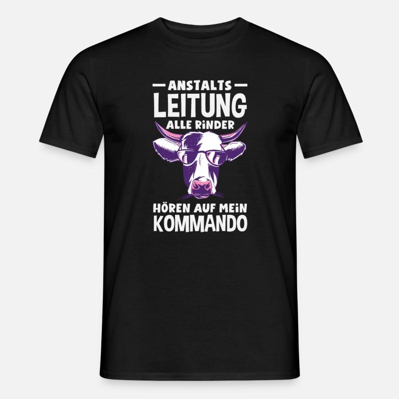 Anstaltsleitung Chef Leitung - Männer T-Shirt - Schwarz