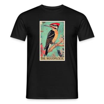 Spechte Specht - Männer T-Shirt - Schwarz - Vorne - AI Model Male 178 light (178cm)