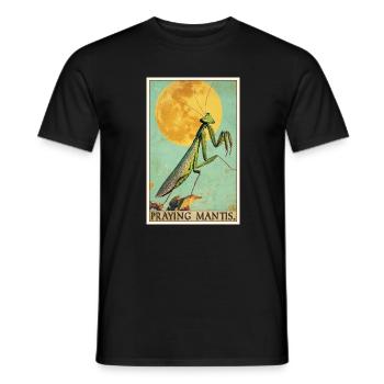 Gottesanbeterinnen Gottesanbeterin - Männer T-Shirt - Schwarz - Vorne - AI Model Male 178 light (178cm)