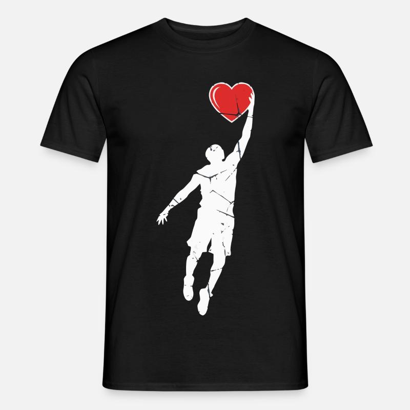 Herz Dunk - Männer T-Shirt - Schwarz