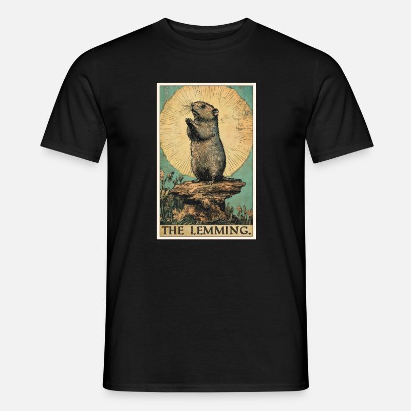 Lemminger Lemming - Mænd T-shirt - sort