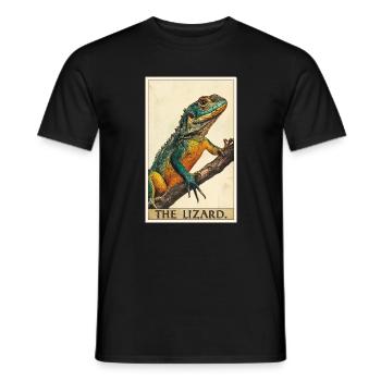 Lézard des lézards - T-shirt homme - noir - Devant - AI Model Male 178 light (178cm)