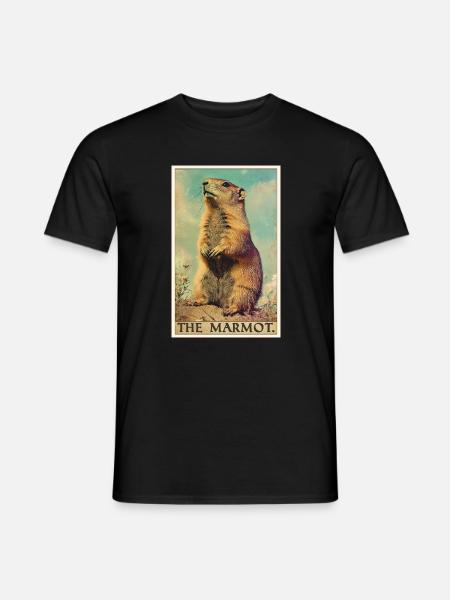 Marmots Groundhog - Men's T-Shirt - black