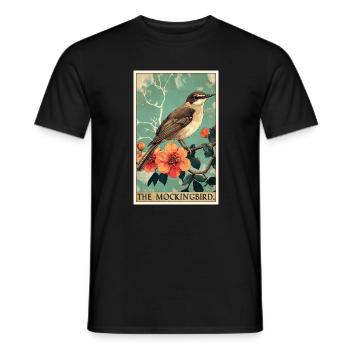 Spottdrosseln Spottdrossel - Männer T-Shirt - Schwarz - Vorne - AI Model Male 178 light (178cm)