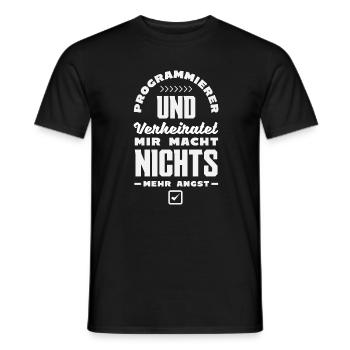 Programmierer Nichts Angst - Männer T-Shirt - Schwarz - Vorne - AI Model Male 178 light (178cm)