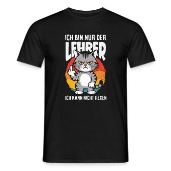 Lehrer Kann Nicht Hexen - Männer T-Shirt - Schwarz - Vorne - AI Model Male 178 light (178cm)