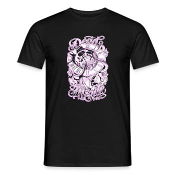 Pink Death Watch - Männer T-Shirt - Schwarz - Vorne - AI Model Male 178 light (178cm)