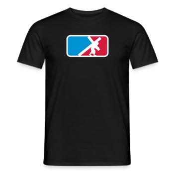 vêtements de sport croix crucifixion halage jésus - T-shirt homme - noir - Devant - AI Model Male 178 light (178cm)