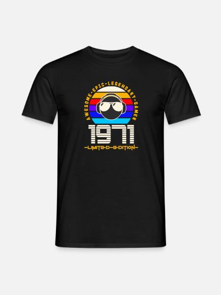 1971 - Men's T-Shirt - black