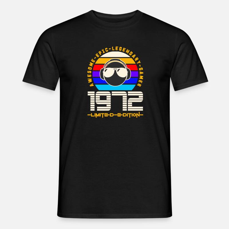 1972 - Männer T-Shirt - Schwarz