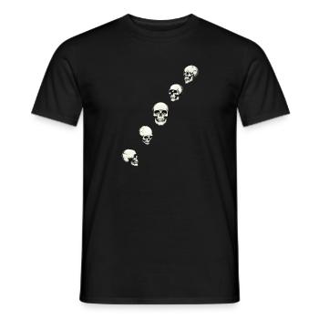Skull - Men's T-Shirt - black - Front - AI Model Male 178 light (178cm)