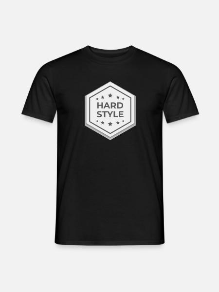 Hardstyle - Männer T-Shirt - Schwarz