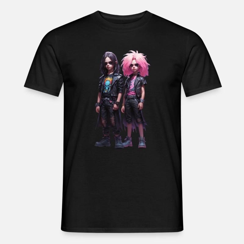 Rock-Kinder - Männer T-Shirt - Schwarz