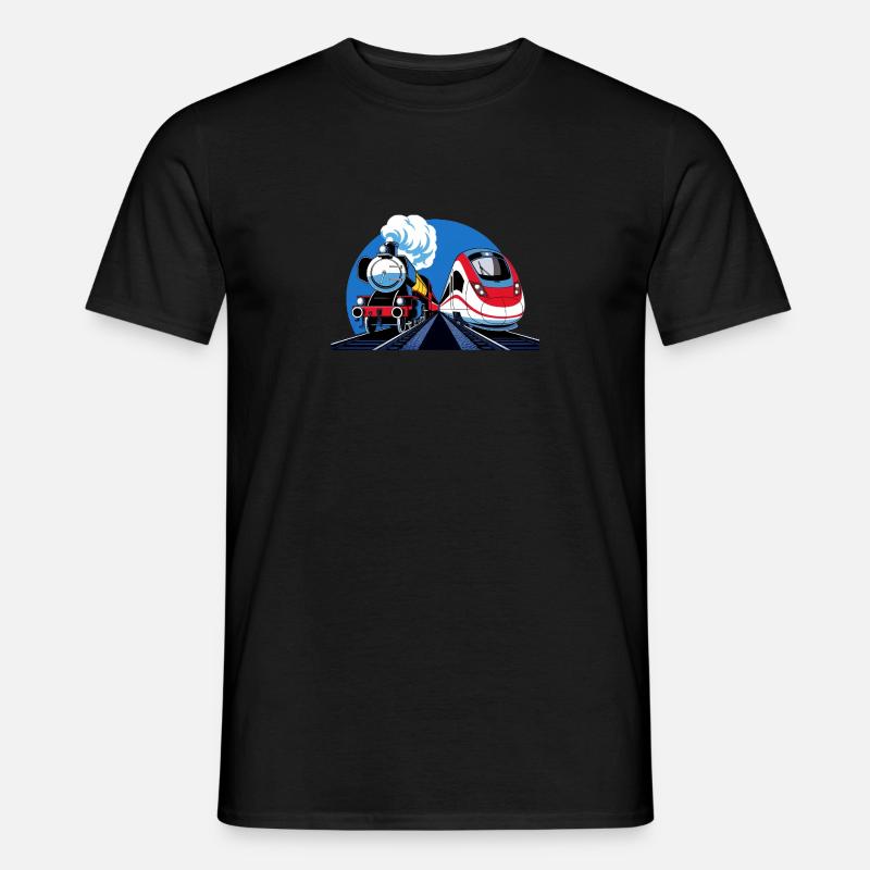 TRAIN ZUG - Männer T-Shirt - Schwarz