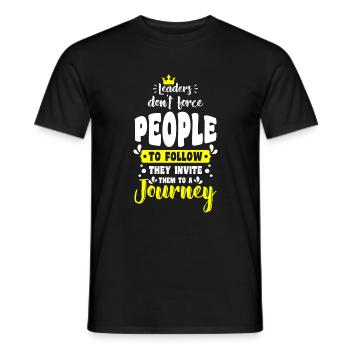 Chef Job Vorgesetzter Angestellter - Männer T-Shirt - Schwarz - Vorne - AI Model Male 178 light (178cm)